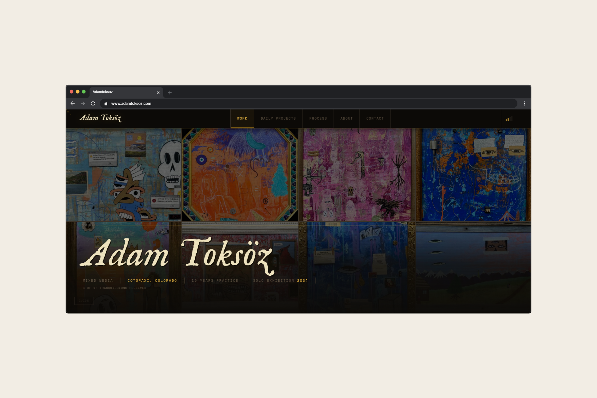 Adam Toksöz website